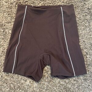Forever 21 Brown Shorts with White Accents